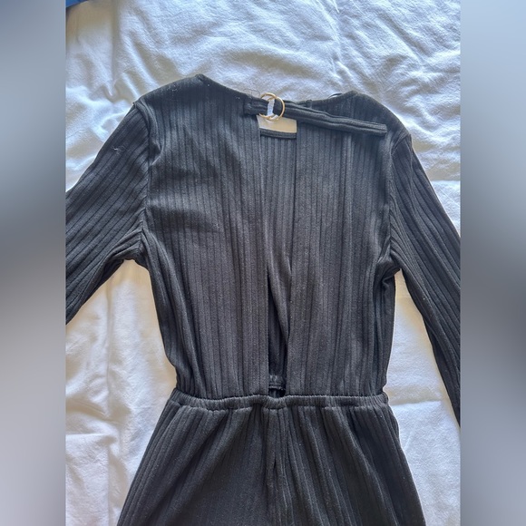 Sabo skirt playsuit with open back and front pockets - Picture 2 of 2